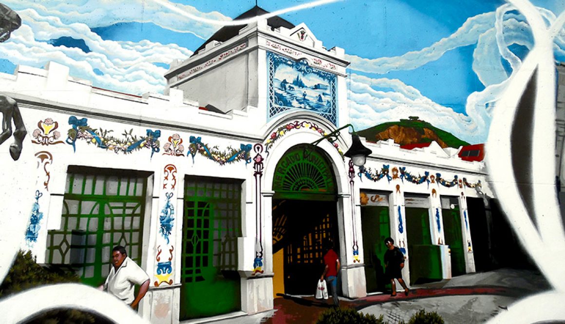 Mural da Cidade Vila Franca de Xira – Mercado Municipal