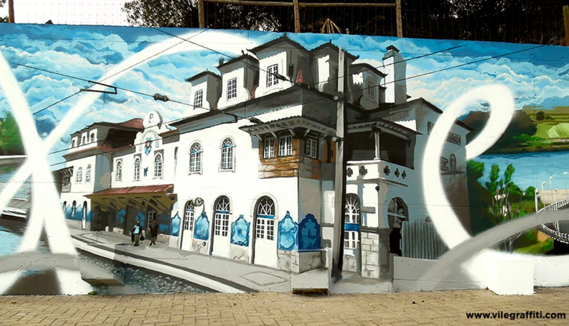 Mural da Cidade Vila Franca de Xira – Estação de comboios