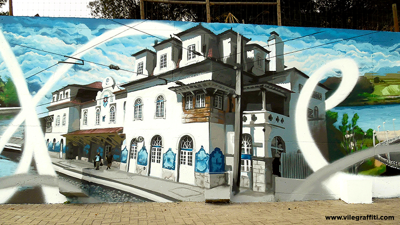 2016_VILE_Mural_da_Cidade_Vila_Franca_de_Xira_Estação_de_comboios_