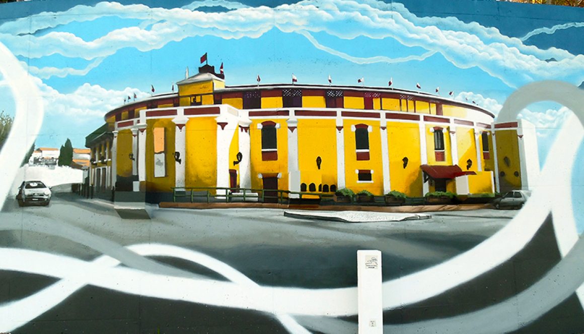 Mural da Cidade Vila Franca de Xira – Praça de touros Palha Blanco
