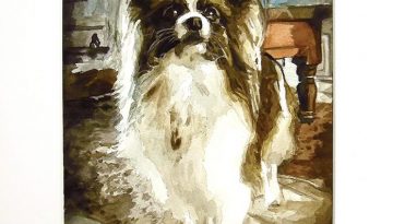Portrait – Watercolor dog