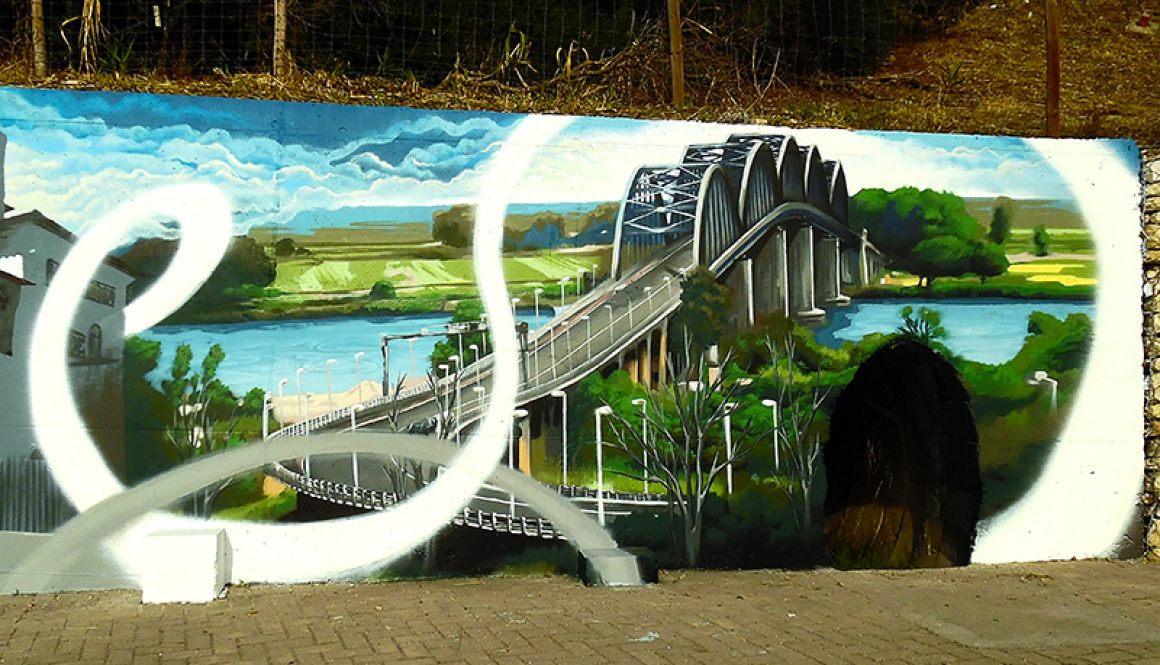 Mural da Cidade Vila Franca de Xira – Ponte sobre o Tejo Marechal Carmona
